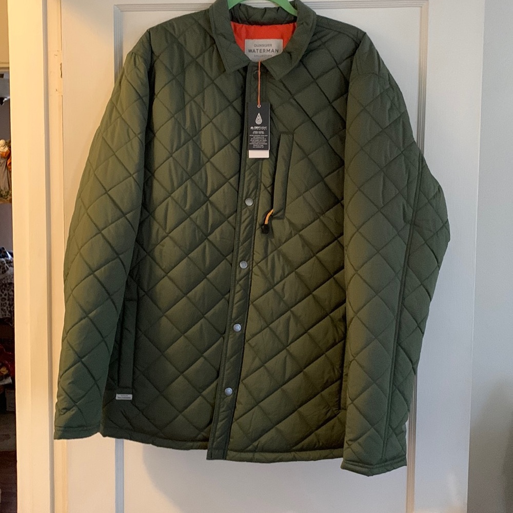 NWT Quiksilver waterman collection, puffed up jacket. Size 2x